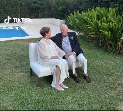 Pareja que se reencontró