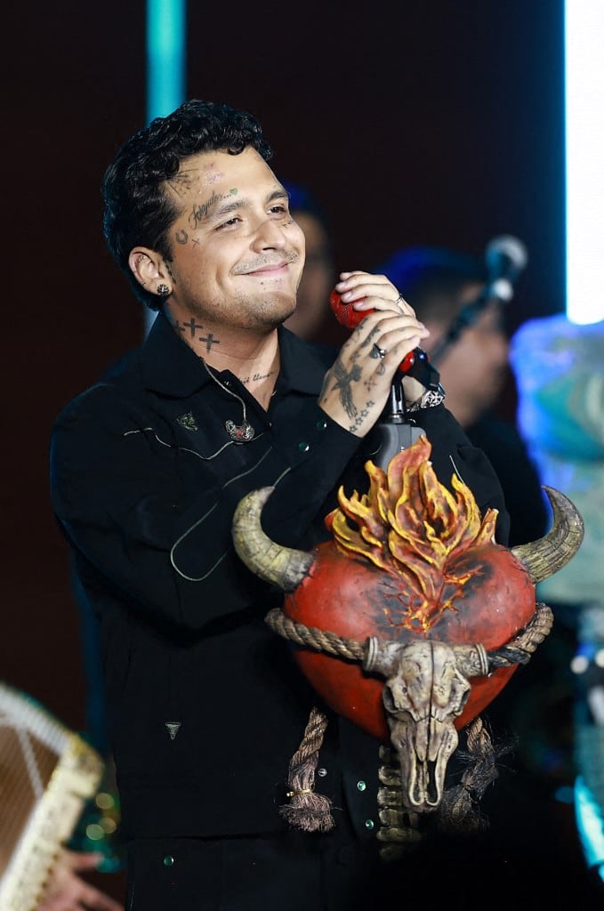 Christian Nodal, cantante.