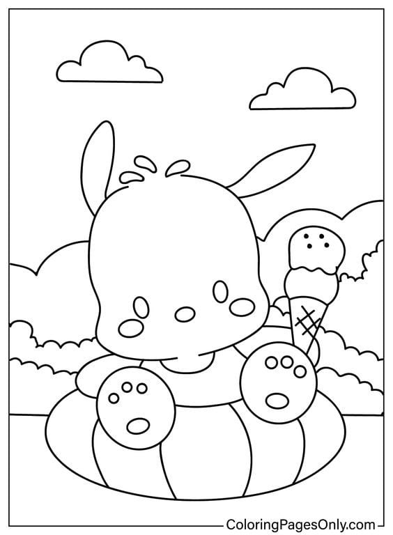 Dibujos de Pochacco para colorear