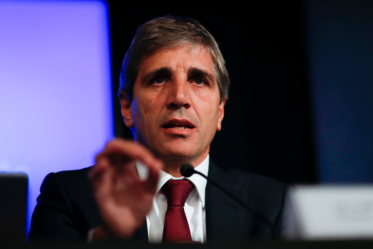 Luis Caputo, ministro de Economía de Argentina