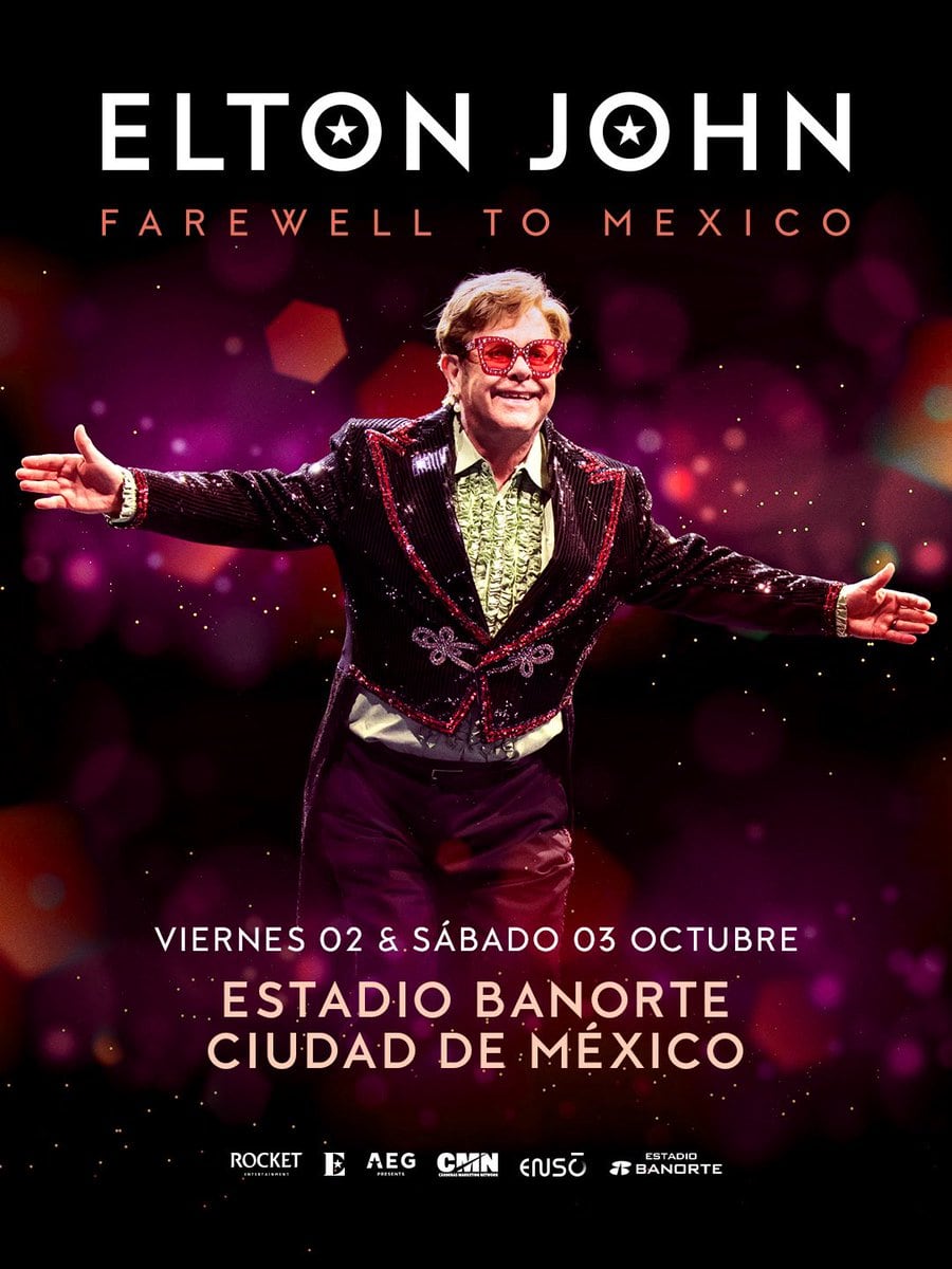 Elton John llega al Estadio Banorte: fechas, boletos y todo sobre Farewell to Mexico
