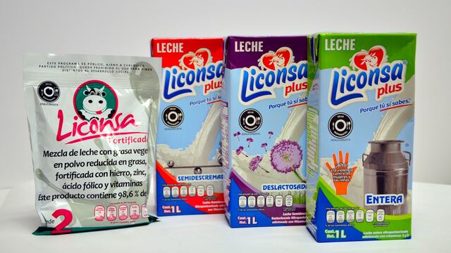 Leche Liconsa.