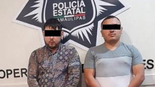 Los dos detenidos en Matamoros.