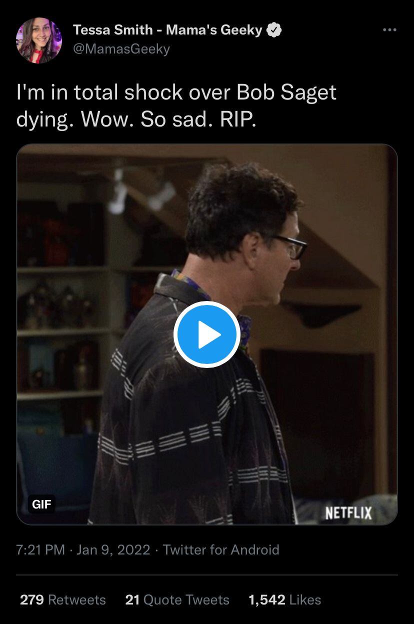 Tessa Smith sobre Bob Saget