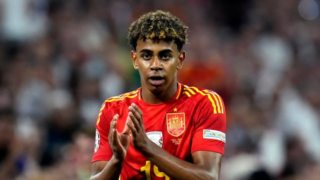 Lamine Yamal con España en la Eurocopa 2024