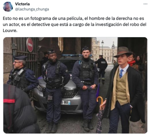 Causa confusión supuesto detective del robo al museo de Louvre