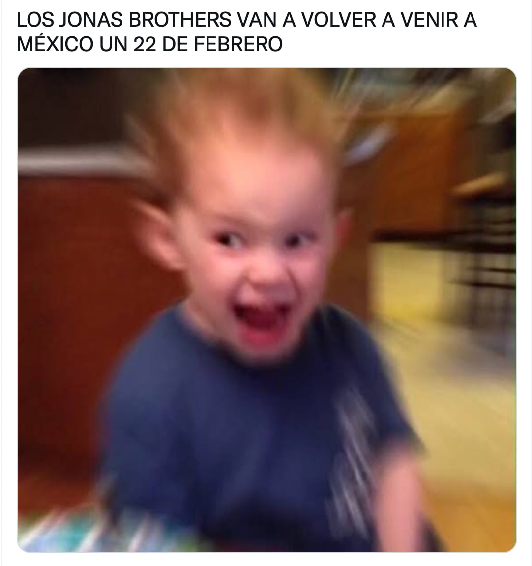 Meme por el regreso de Jonas Brothers