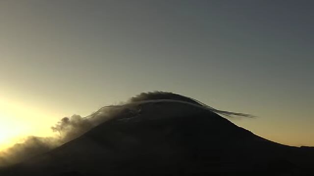 Volcán Popocatépetl el 5 de enero