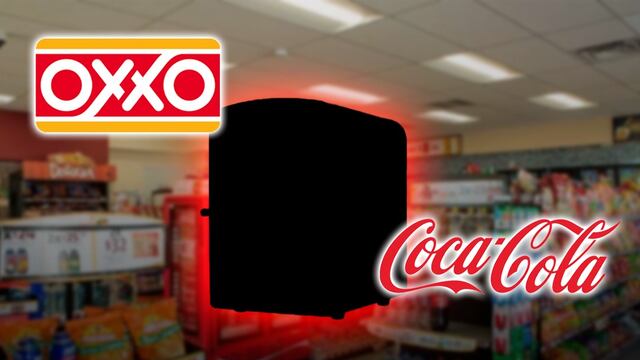 Mini refri de Coca Cola en Oxxo