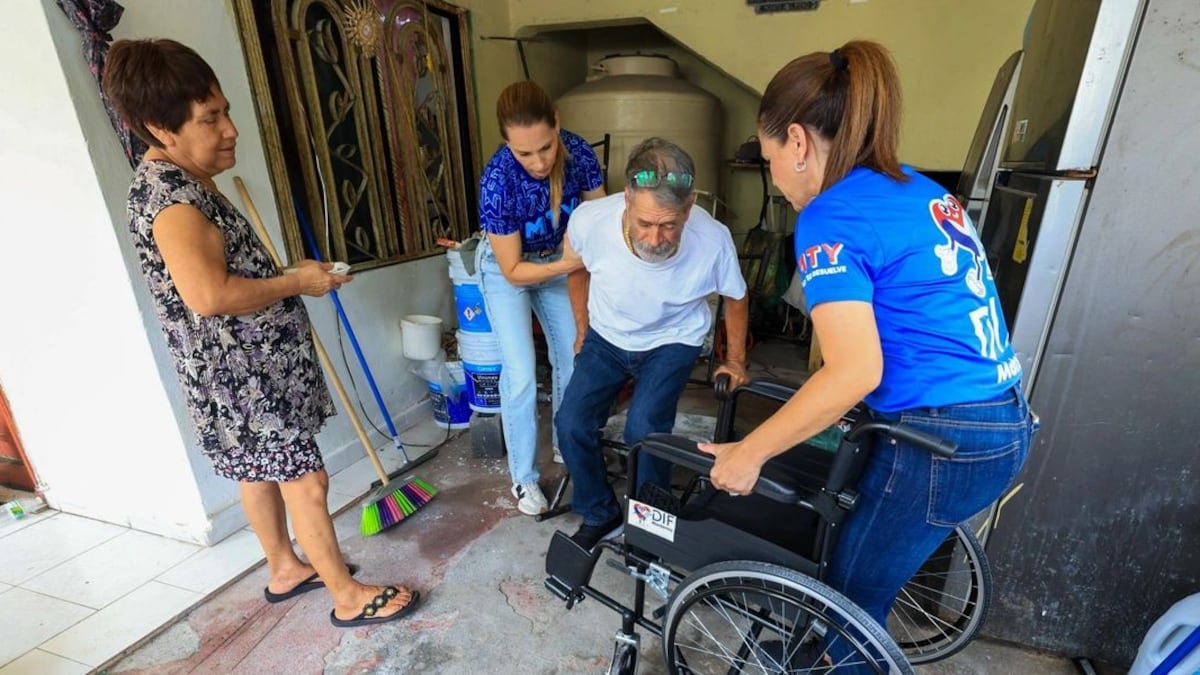 DIF Monterrey brinda apoyo a familias afectadas por las lluvias