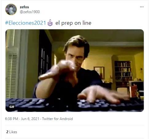 Memes sobre los resultados preliminares de las elecciones 2021.