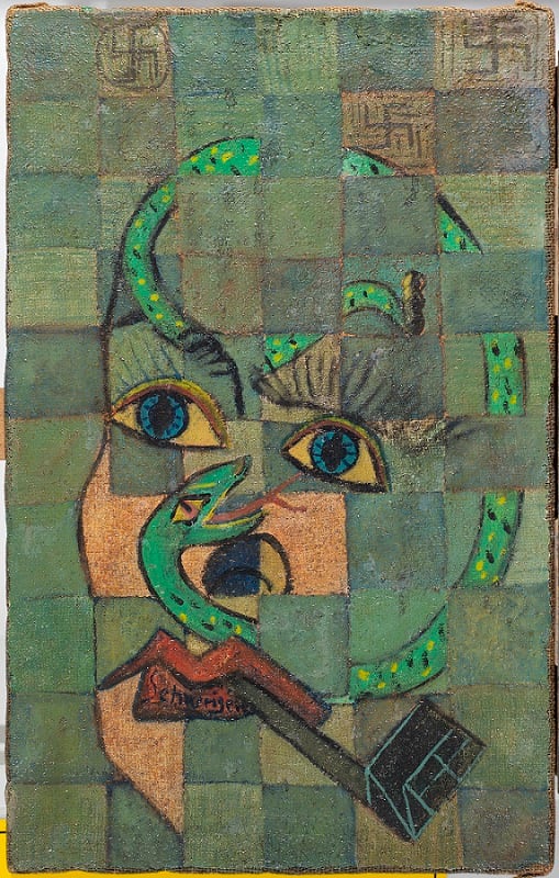 Probable pintura inédita de Picasso hacia Hitler