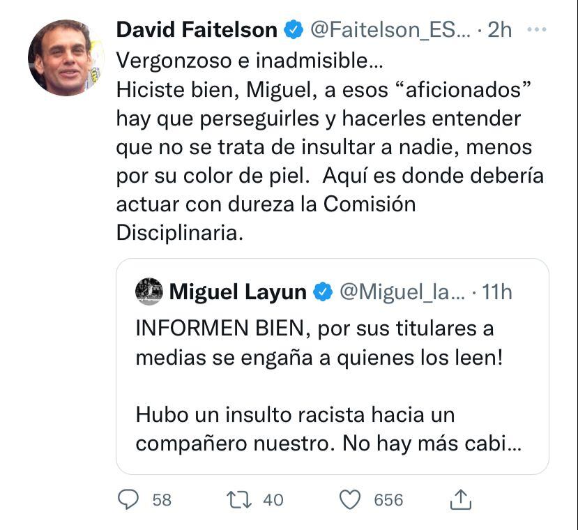 David Faitelson aplaudió la postura de Miguel Layún ante los fans de Pachuca.