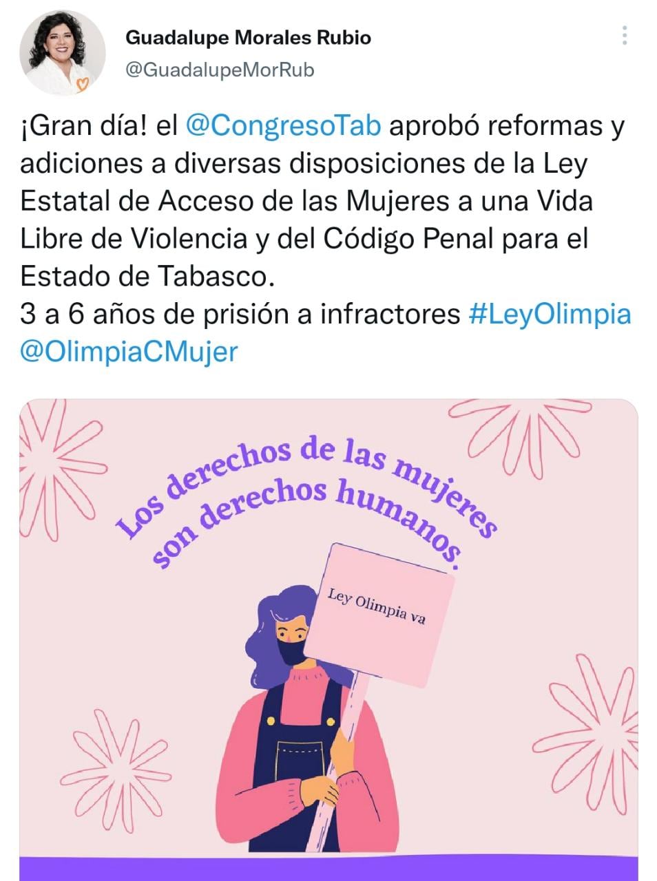 Ley Olimpia aprobada en Tabasco