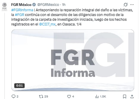 Caja negra del Tren Interoceánico ya está bajo resguardo de la FGR