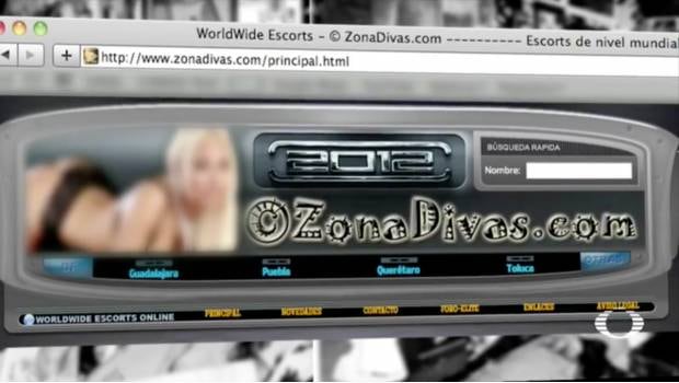 Zona divas era un catalogo de escorts.
