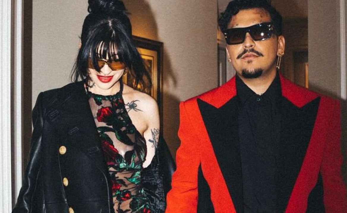 Cazzu y Christian Nodal