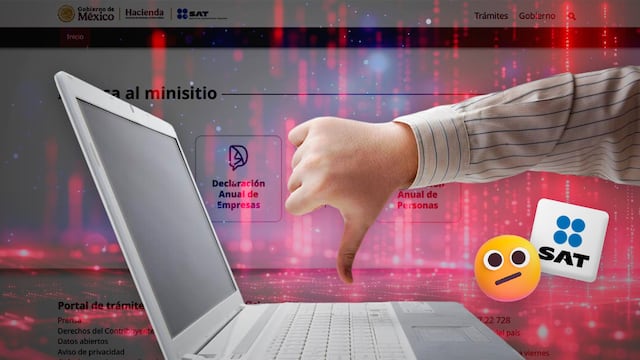 Portal del SAT presenta fallas al inicio de la declaración anual