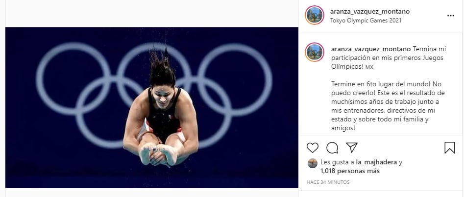 Mensaje de Aranza Vázquez