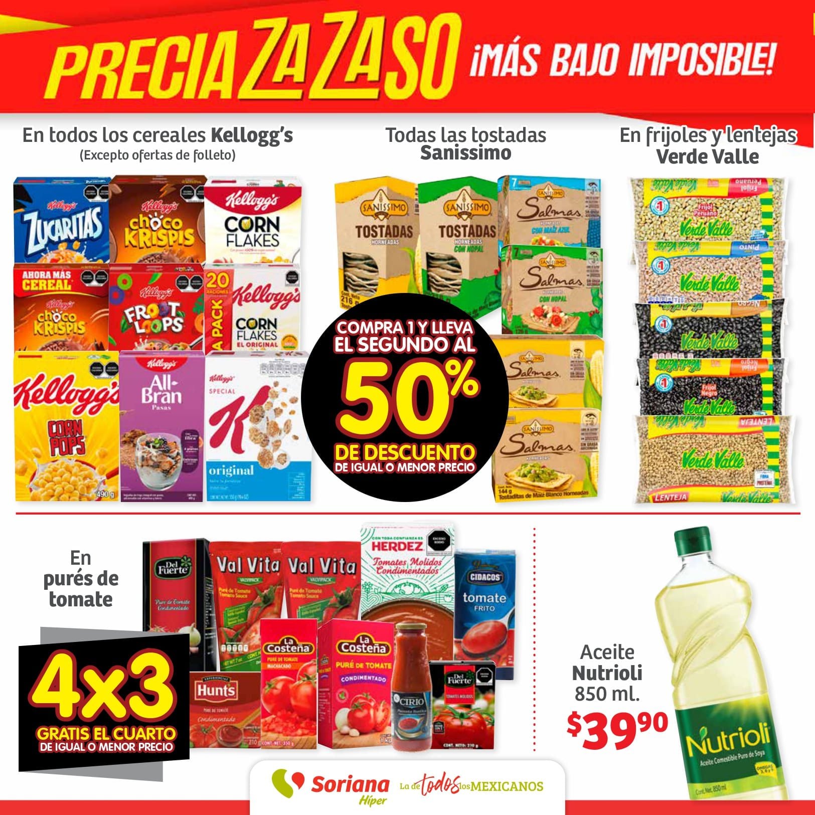 Estos son los mejores precios de Soriana ofertas fin de semana 11 a 15 de enero 2024