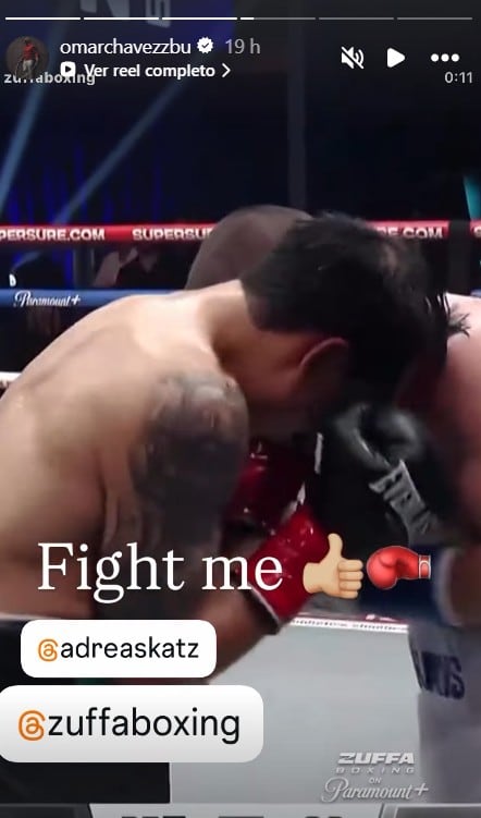 Omar Chávez retó a Andreas Katzourakis