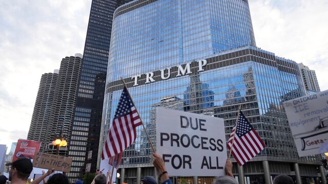 Protestas contra redadas de ICE en Chicago.