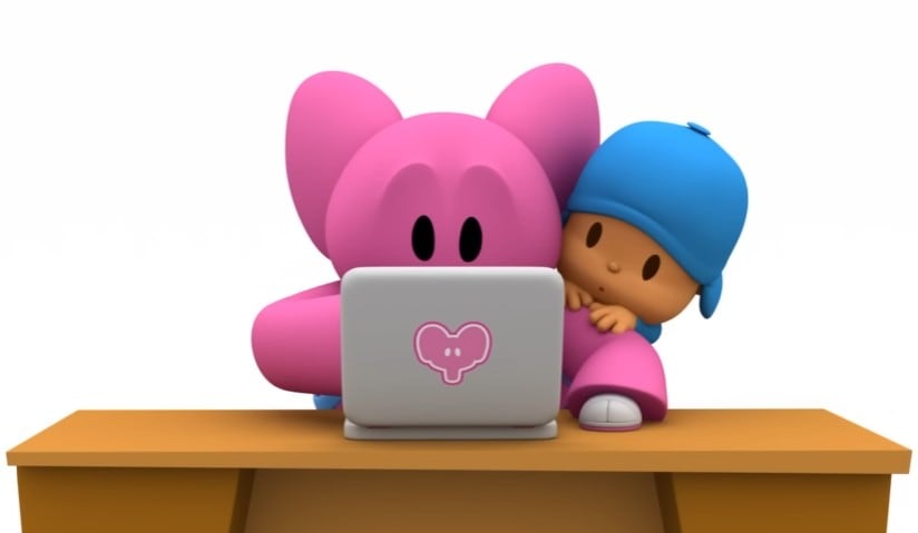 80 minutos de Pocoyó jugando con la computadora y otros inventos