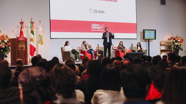 ¿Cómo le fue a Jorge Álvarez Máynez en la Ibero? No llenó el auditorio y recibió serios cuestionamientos