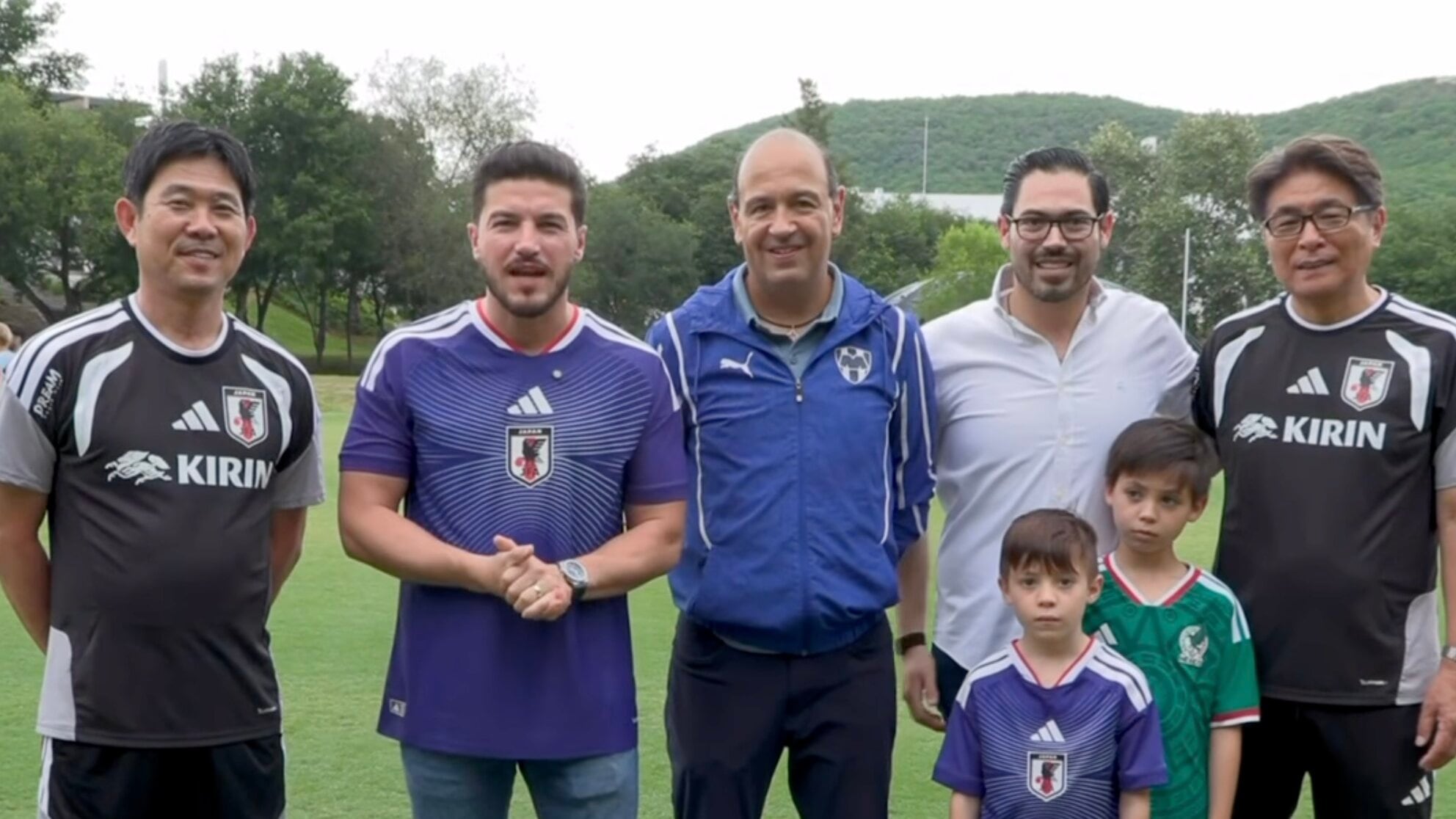 Samuel García acompaña entrenamiento de Japón en El Barrial