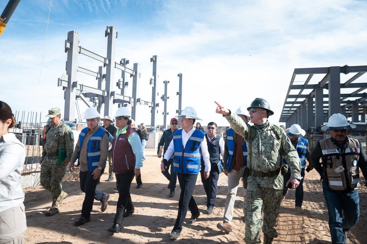 Avanza la construcción del Hospital General de Zona del IMSS en San Luis Río Colorado, Sonora