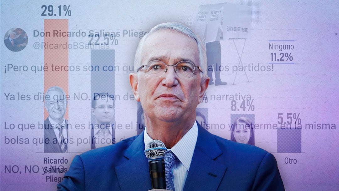 Salinas Pliego aclara su postura frente a los partidos políticos en México