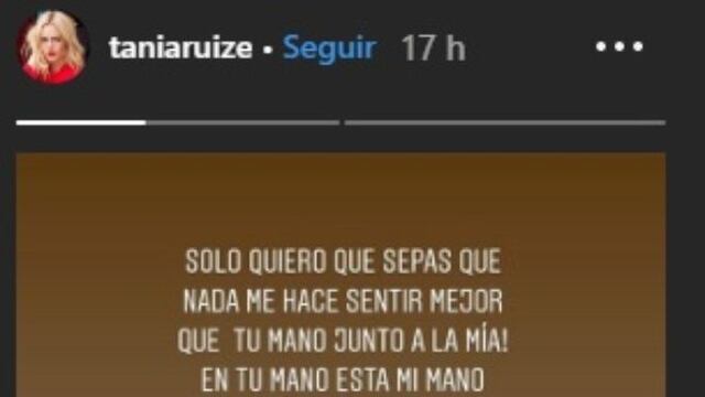 Tania Ruiz escribió un mensaje alentador para EPN