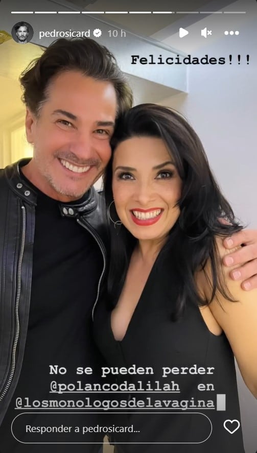 Dalilah Polanco y Pedro Sicard