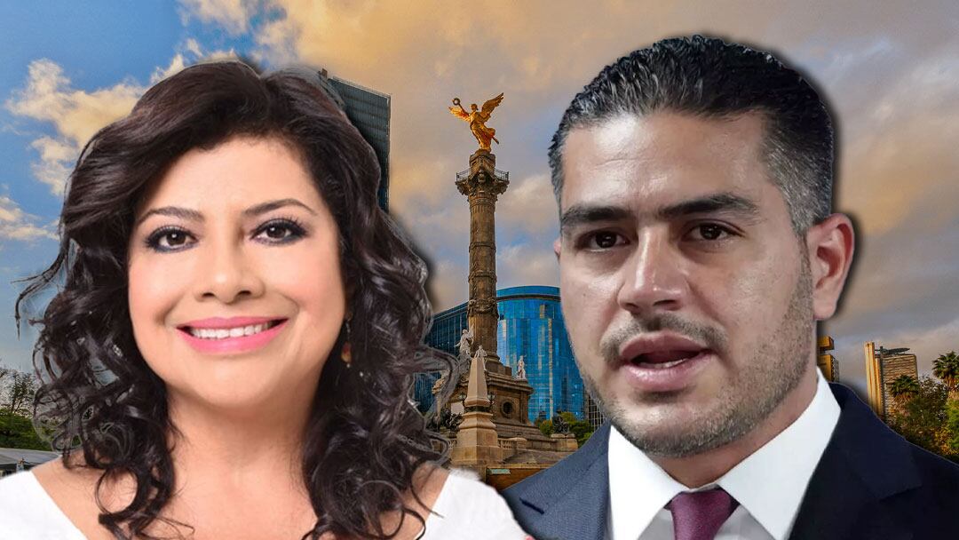 Clara Brugada y Omar García Harfuch son los aspirantes mejor posicionados de Morena para CDMX
