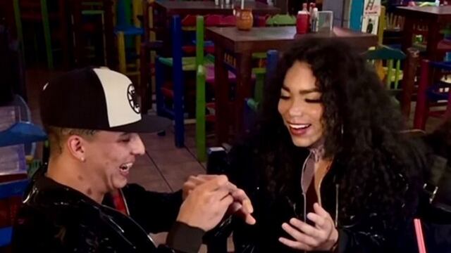 Paolita Suárez y su novio, José de Jesús