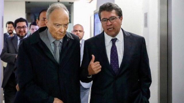 Ricardo Monreal y Alejandro Gertz Manero