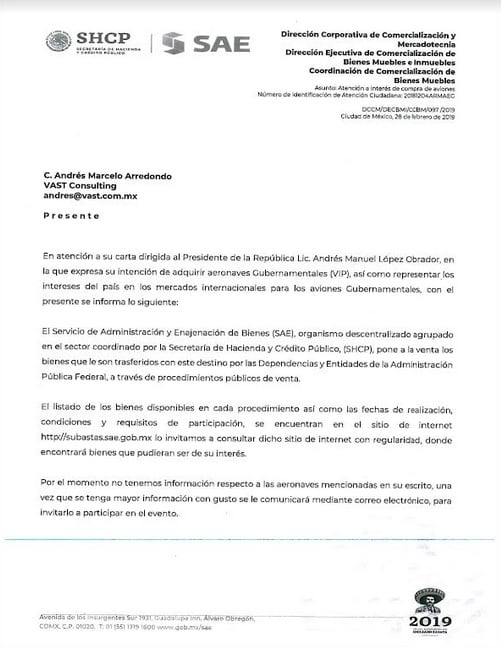 Recepción de la oferta/Foto: Plácido Garza