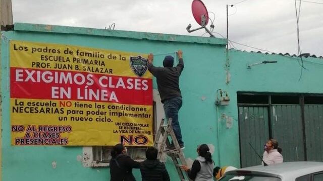 Padres de familia de escuela en CDMX rechazan regreso a clases presenciales