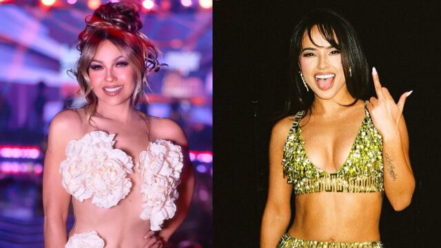 Thalía llama "mitoteros y chismosos" a los que le inventaron una pelea con Becky G.