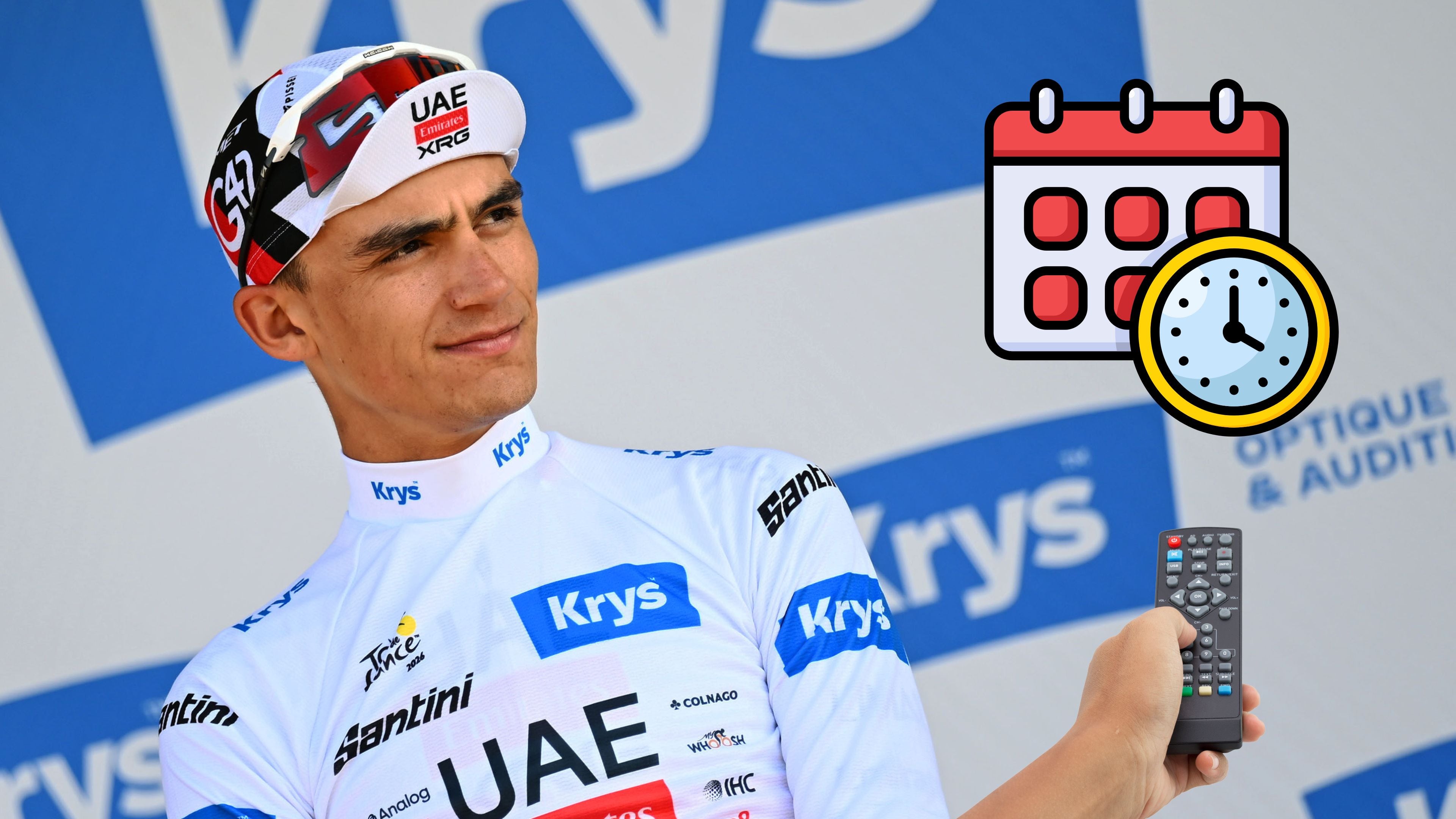Isaac del Toro: Hora y canal para ver la Etapa 18 del Tour de Francia 2026