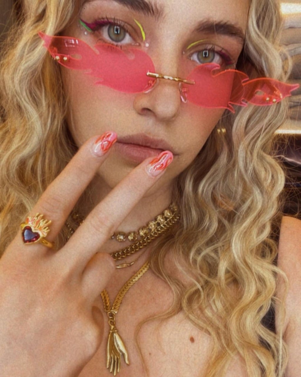 Minnie West en el concierto de Bad Bunny.