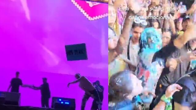 Steve Aoki lanza pastelazo a fan en Tecate Pa'l Norte 2023