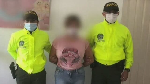 Detenida.
