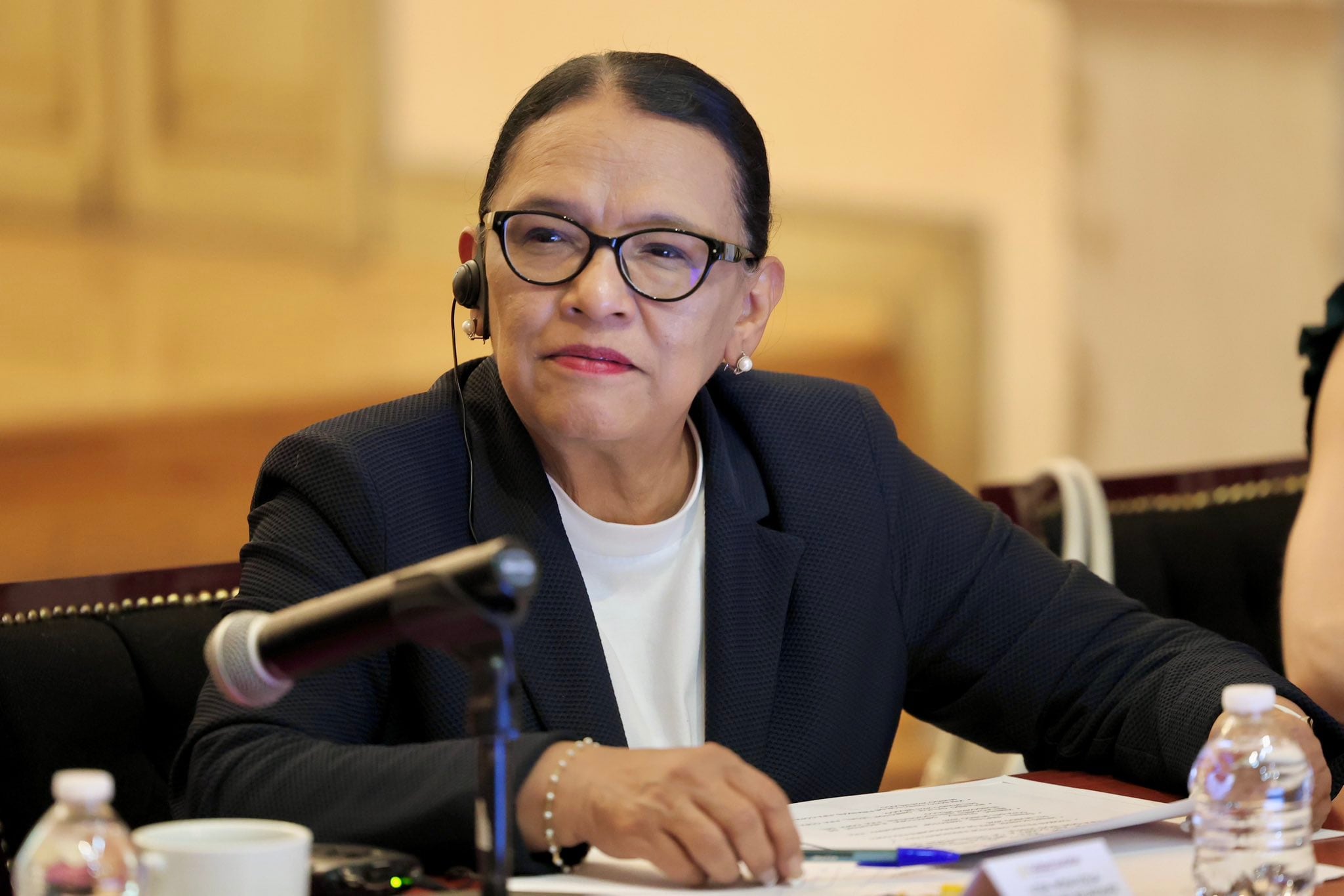 Gabriela Cuevas se reunió con directivos de la FIFA