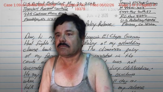 Nueva carta del Chapo Guzmán pide visitas familiares en prisión de Estados Unidos