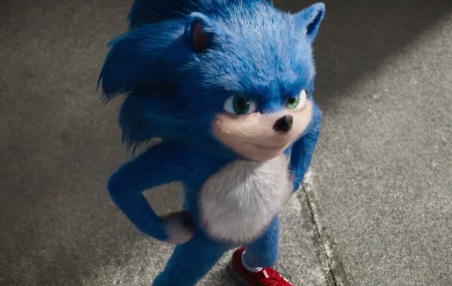 Diseño original de Sonic en su película