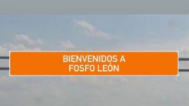 "Fosfo León" en vez de Nuevo León.