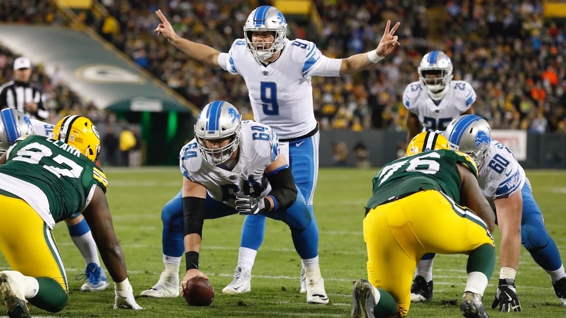 Stafford lanzó para 361 yardas y dos anotaciones