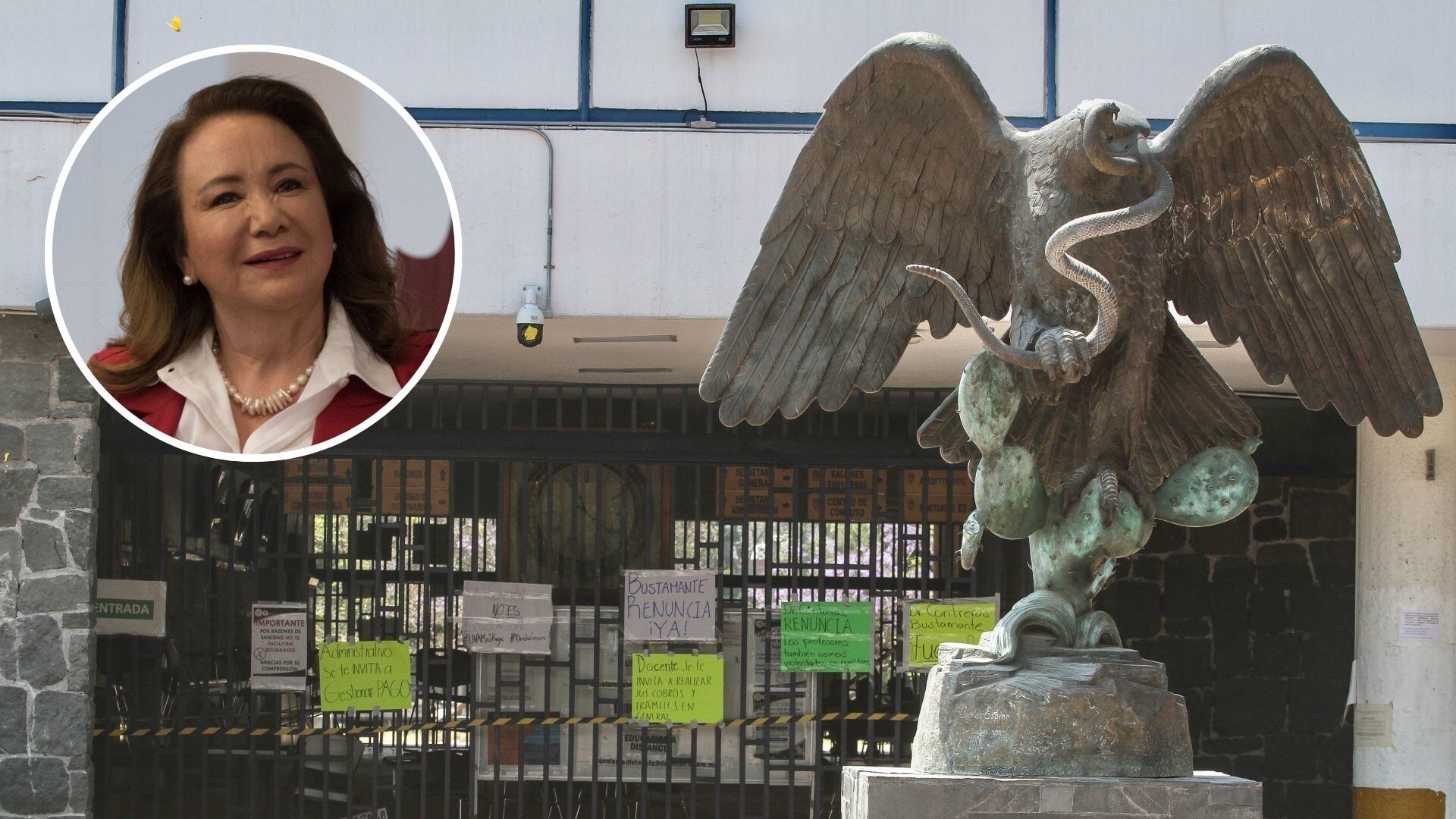Facultad de Derecho y Yasmín Esquivel