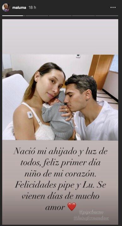 Nace hijo de Pipe Bueno